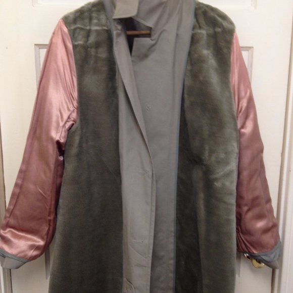 Westchester Classics Vintage 80's Trench Coat Khaki  Mens SZ 44 Long - Picture 8 of 12